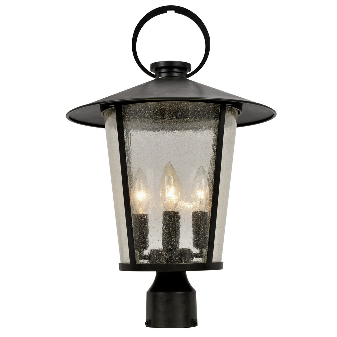 Andover Four Light Outdoor Post Mount in Matte Black - available from The Lighting Shoppe, trusted by Canadian homeowners