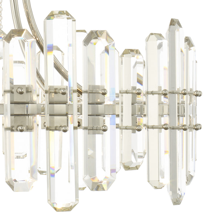 Crystorama - BOL-8888-PN - Eight Light Chandelier - Bolton - Polished Nickel