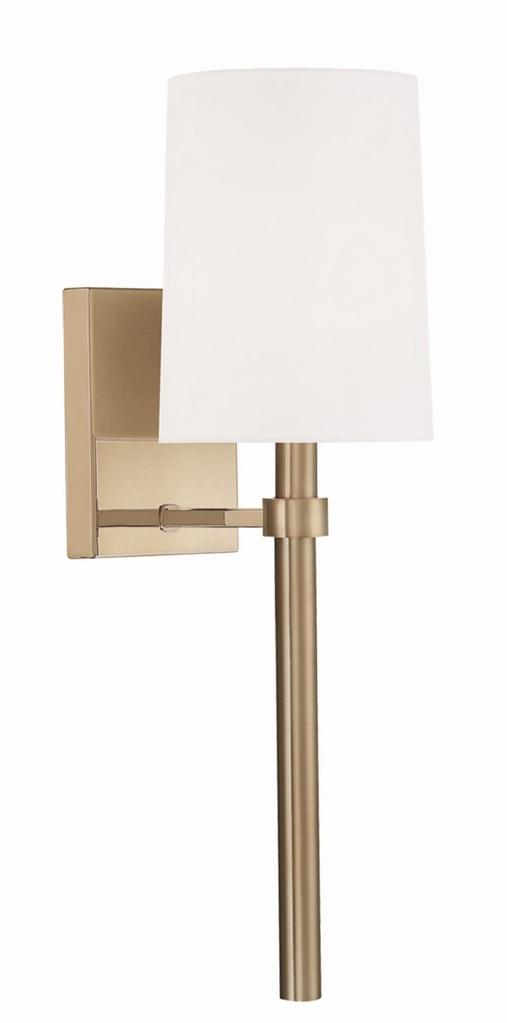 Bromley One Light Wall Sconce in Vibrant Gold - available from The Lighting Shoppe, trusted by Canadian homeowners