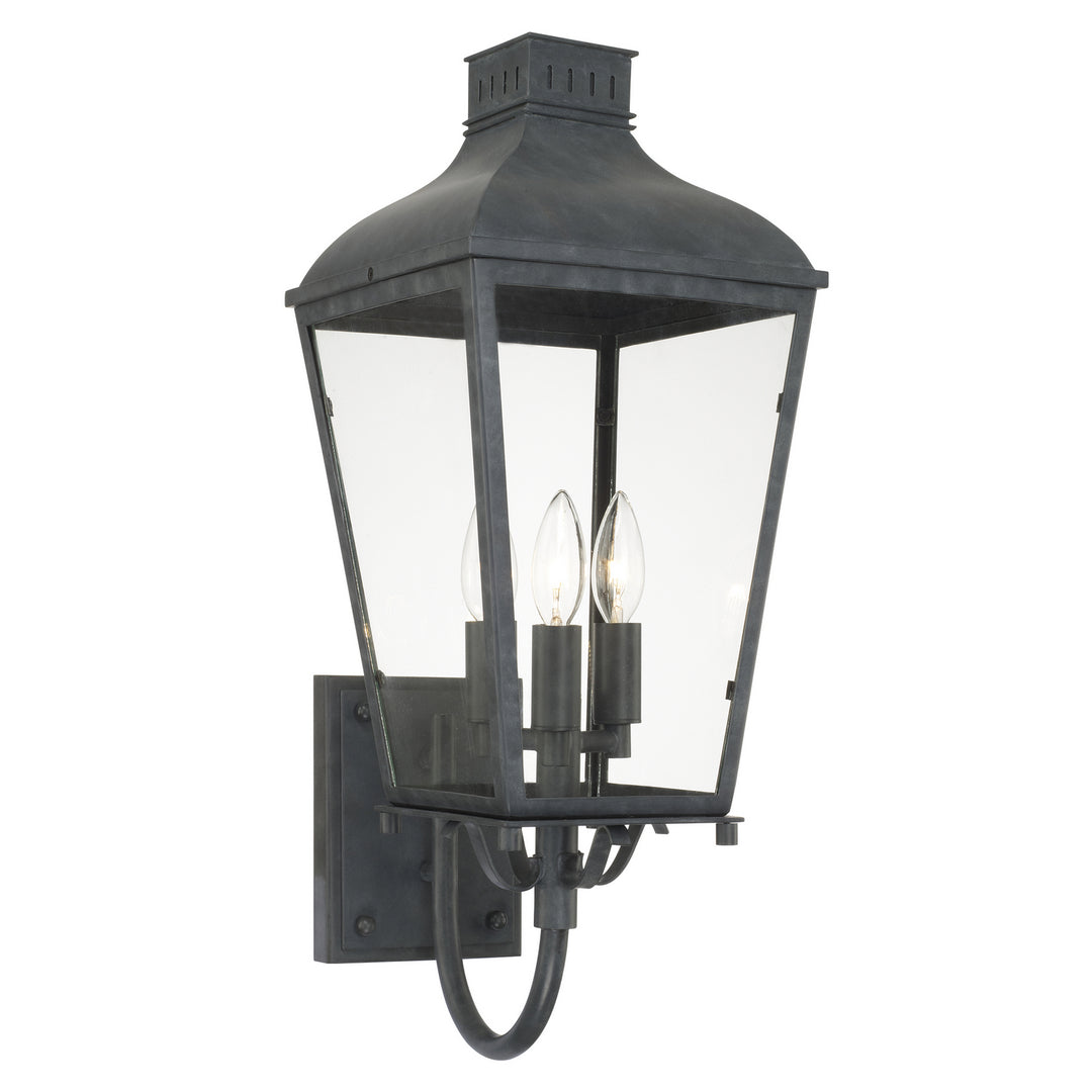 Dumont Three Light Outdoor Wall Sconce in Graphite - available from The Lighting Shoppe, trusted by Canadian homeowners