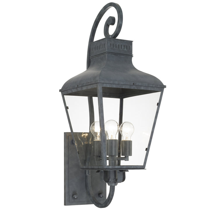 Dumont Three Light Outdoor Wall Sconce in Graphite - available from The Lighting Shoppe, trusted by Canadian homeowners