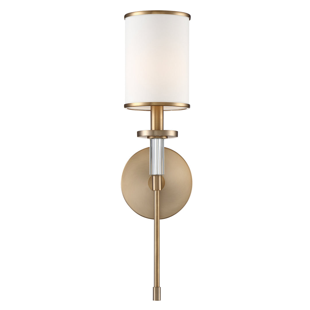 Hatfield One Light Wall Sconce in Vibrant Gold - available from The Lighting Shoppe, trusted by Canadian homeowners