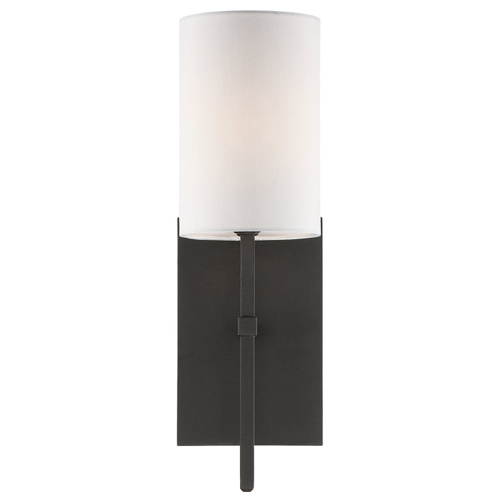 Veronica One Light Wall Sconce in Black Forged - available from The Lighting Shoppe, trusted by Canadian homeowners
