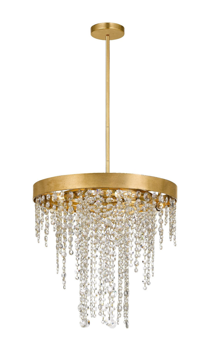 Winham Five Light Chandelier in Antique Gold - available from The Lighting Shoppe, trusted by Canadian homeowners