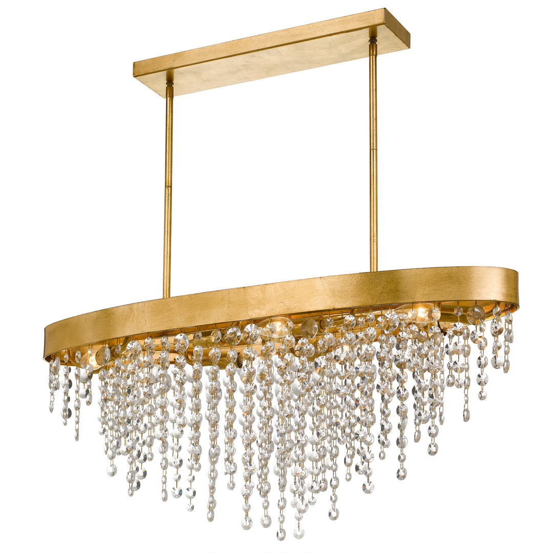 Winham Eight Light Chandelier in Antique Gold - available from The Lighting Shoppe, trusted by Canadian homeowners