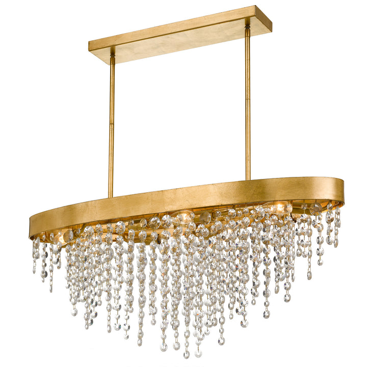 Winham Eight Light Chandelier in Antique Gold - available from The Lighting Shoppe, trusted by Canadian homeowners