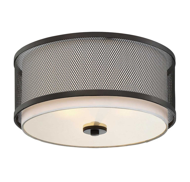 Meridian - M60018ORB - Three Light Flush Mount - Mflus - Oil Rubbed Bronze
