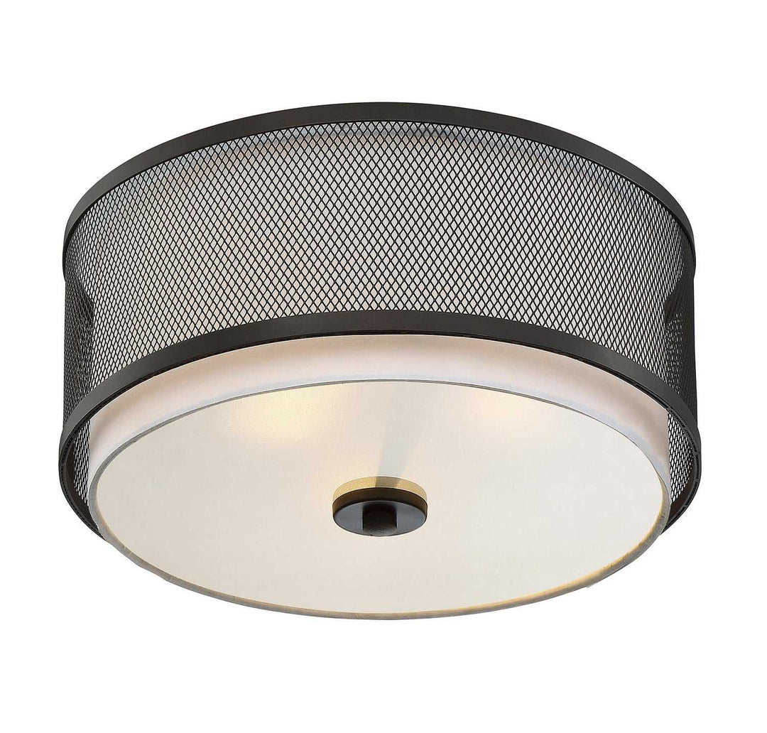 Meridian - M60018ORB - Three Light Flush Mount - Mflus - Oil Rubbed Bronze