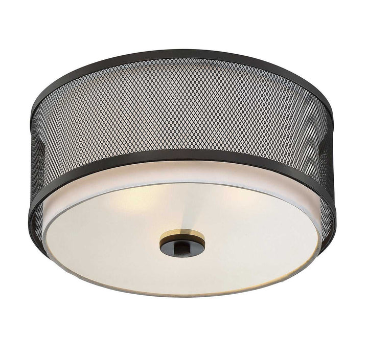 Meridian - M60018ORB - Three Light Flush Mount - Mflus - Oil Rubbed Bronze