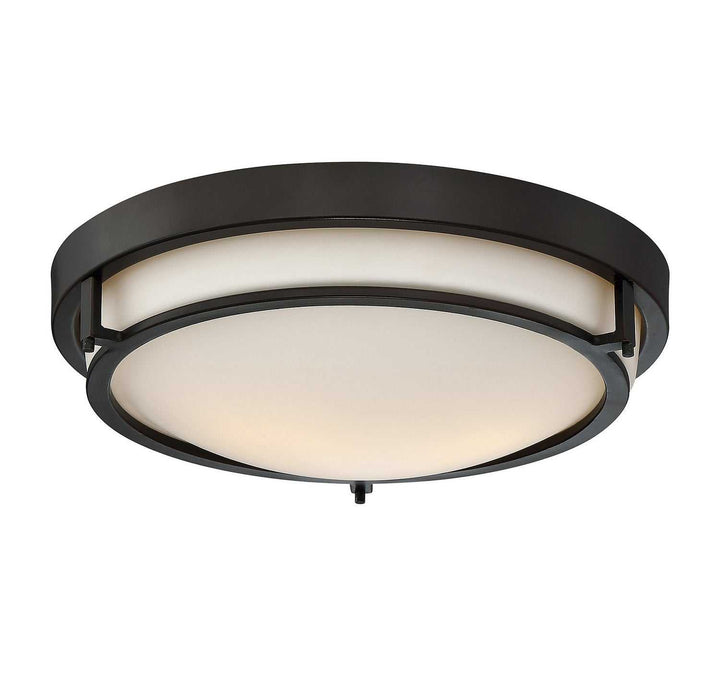 Meridian - M60019ORB - Two Light Flush Mount - Mflus - Oil Rubbed Bronze