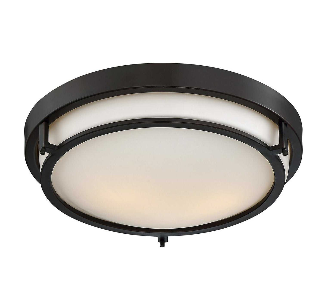 Meridian - M60019ORB - Two Light Flush Mount - Mflus - Oil Rubbed Bronze