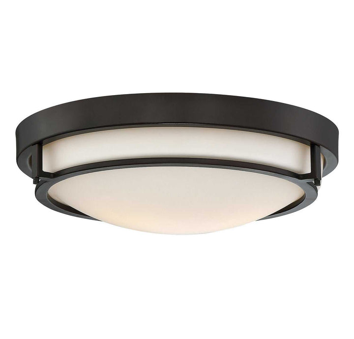 Meridian - M60019ORB - Two Light Flush Mount - Mflus - Oil Rubbed Bronze