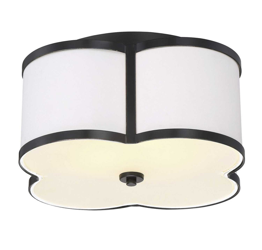 Meridian - M60020CBZ - Three Light Semi-Flush Mount - Msemi - Classic Bronze