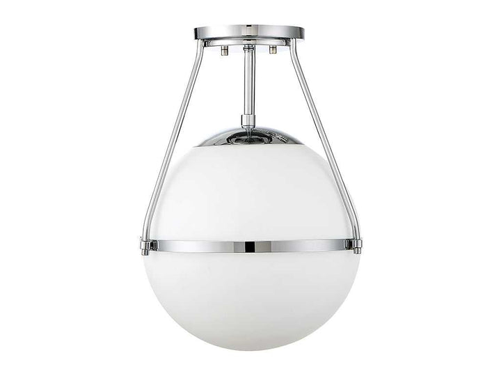 Meridian - M60054CH - One Light Semi-Flush Mount - Msemi - Chrome