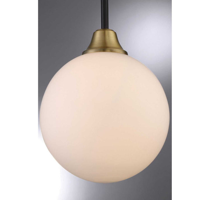 Meridian - M70005-79 - One Light Mini Pendant - Mmin2 - Oil Rubbed Bronze with Natural Brass