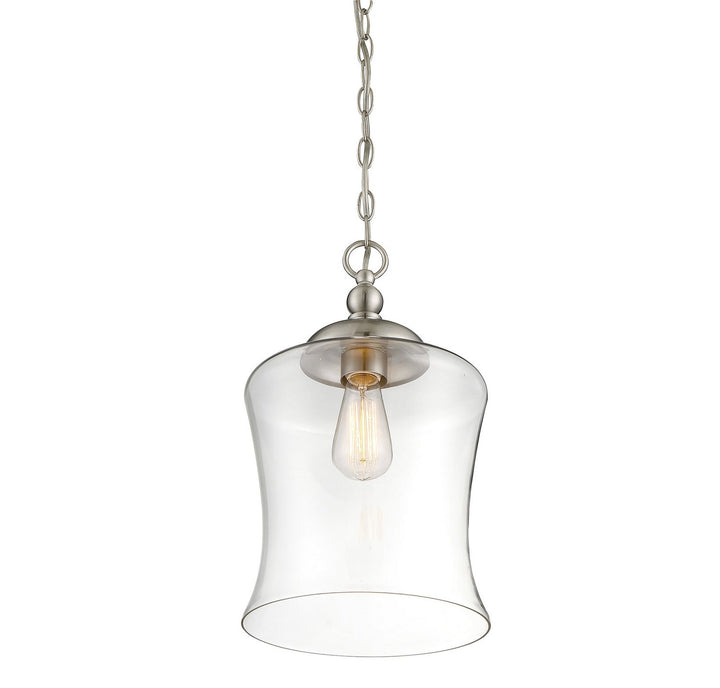 Meridian - M70019BN - One Light Mini Pendant - Mmin2 - Brushed Nickel