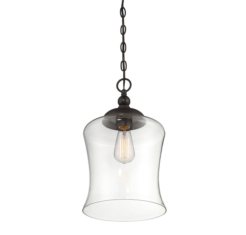 Meridian - M70019ORB - One Light Mini Pendant - Mmin2 - Oil Rubbed Bronze