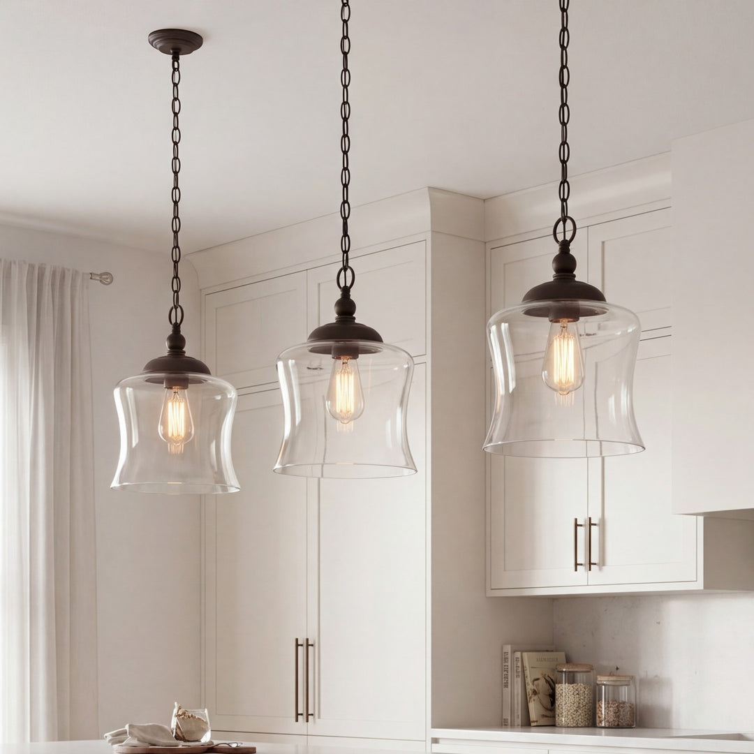 Meridian - M70019ORB - One Light Mini Pendant - Mmin2 - Oil Rubbed Bronze