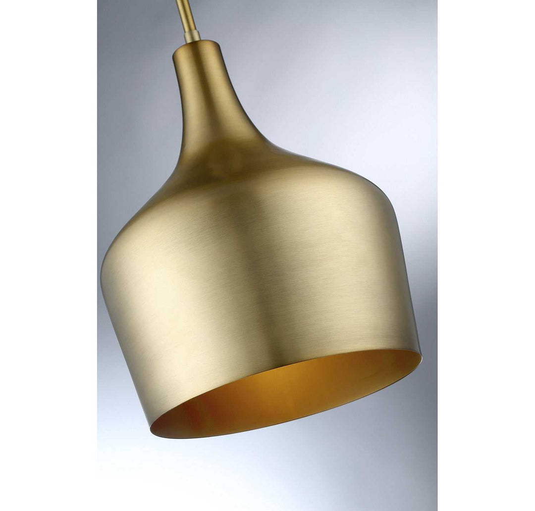 Meridian - M70020NB - One Light Pendant - Mpend - Natural Brass
