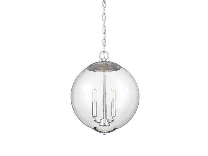 Meridian - M70060CH - Three Light Pendant - Mpend - Chrome