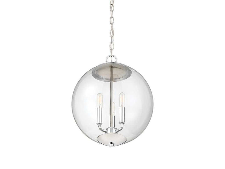 Meridian - M70060CH - Three Light Pendant - Mpend - Chrome