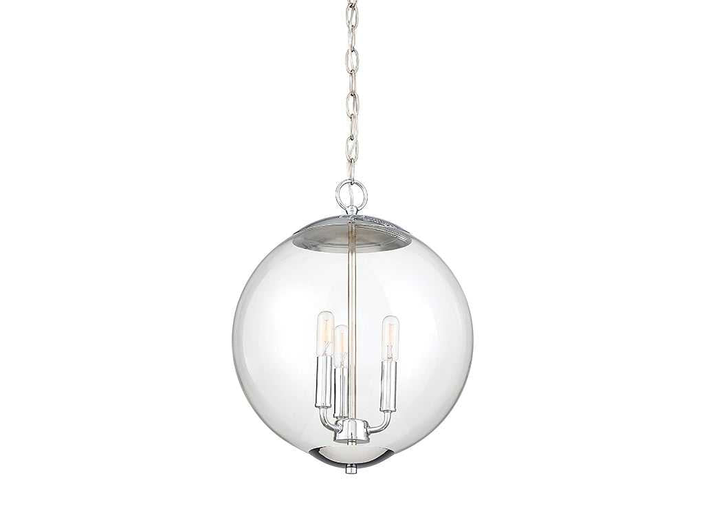Meridian - M70060CH - Three Light Pendant - Mpend - Chrome
