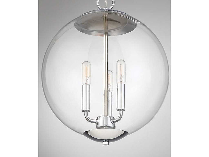 Meridian - M70060CH - Three Light Pendant - Mpend - Chrome