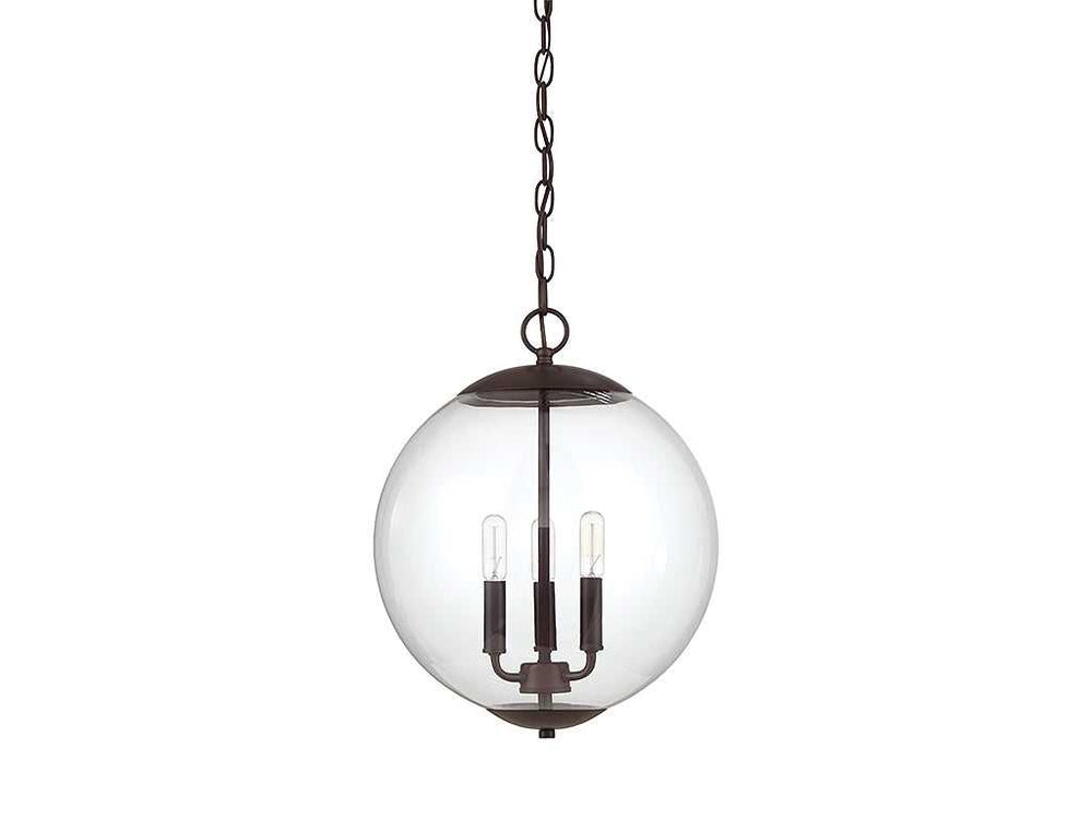 Meridian - M70060ORB - Three Light Pendant - Mpend - Oil Rubbed Bronze