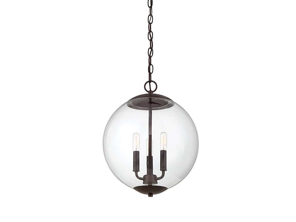 Meridian - M70060ORB - Three Light Pendant - Mpend - Oil Rubbed Bronze