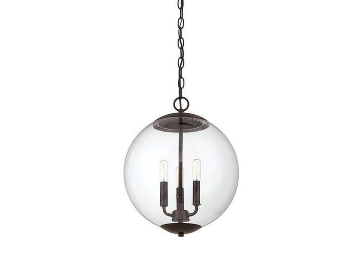 Meridian - M70060ORB - Three Light Pendant - Mpend - Oil Rubbed Bronze