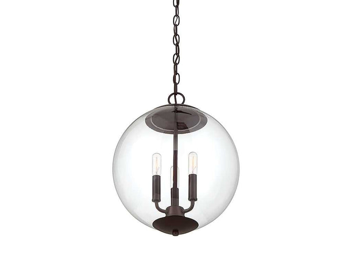 Meridian - M70060ORB - Three Light Pendant - Mpend - Oil Rubbed Bronze