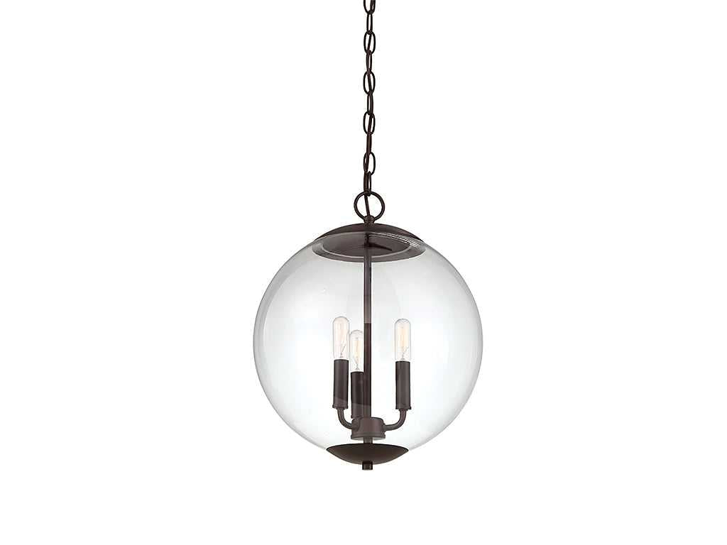 Meridian - M70060ORB - Three Light Pendant - Mpend - Oil Rubbed Bronze