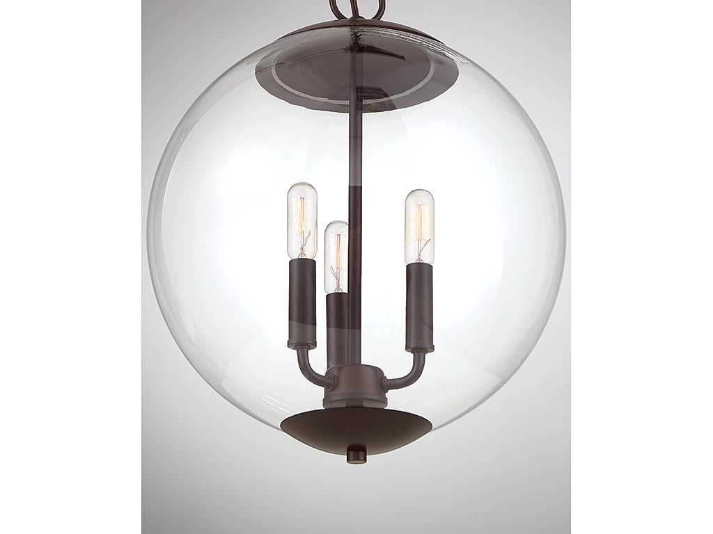 Meridian - M70060ORB - Three Light Pendant - Mpend - Oil Rubbed Bronze