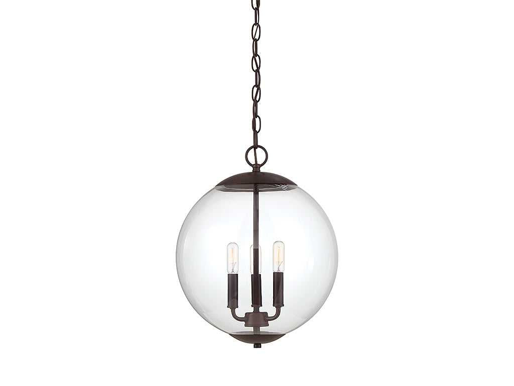 Meridian - M70060ORB - Three Light Pendant - Mpend - Oil Rubbed Bronze