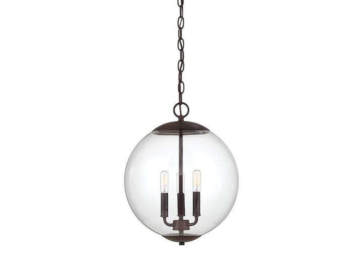 Meridian - M70060ORB - Three Light Pendant - Mpend - Oil Rubbed Bronze