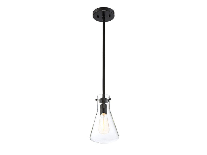 Meridian - M70063MBK - One Light Pendant - Mpend - Matte Black