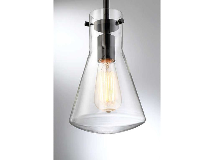 Meridian - M70063MBK - One Light Pendant - Mpend - Matte Black