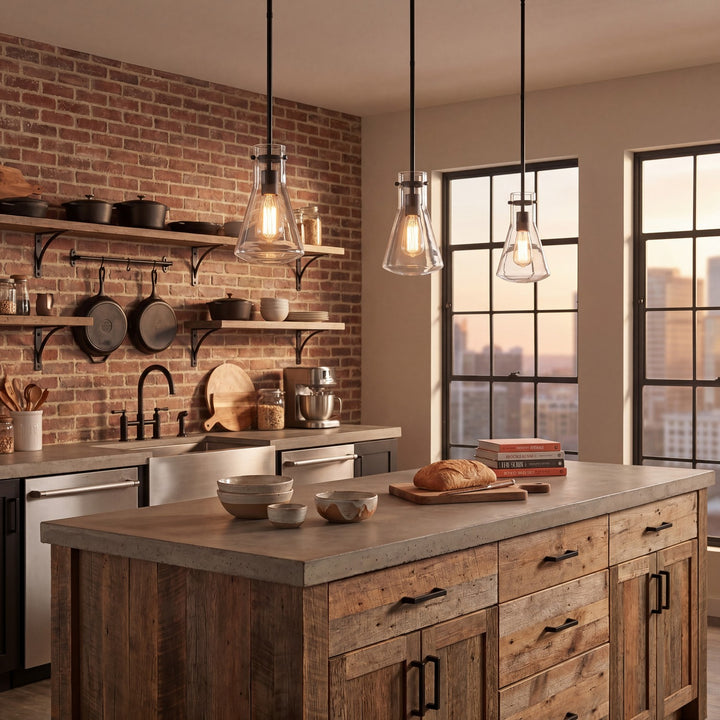 Meridian - M70063MBK - One Light Pendant - Mpend - Matte Black