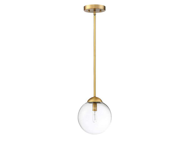 Meridian - M70067NB - One Light Mini Pendant - Mmin2 - Natural Brass