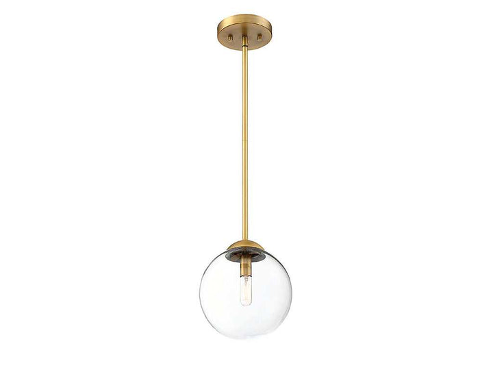 Meridian - M70067NB - One Light Mini Pendant - Mmin2 - Natural Brass