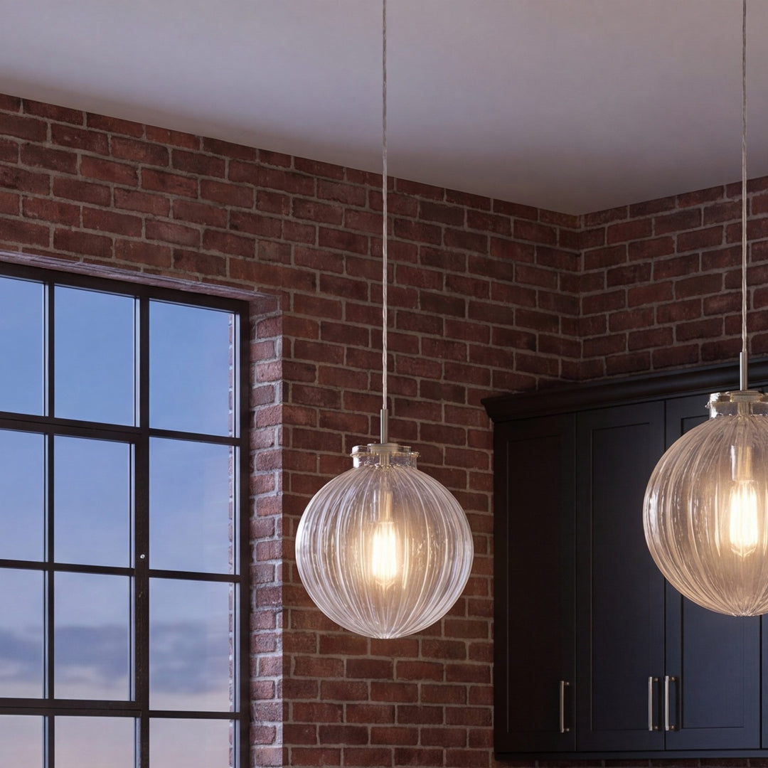 Meridian - M70068BN - One Light Mini Pendant - Mmin2 - Brushed Nickel