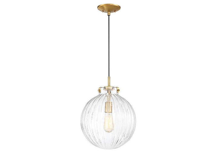 Meridian - M70068NB - One Light Mini Pendant - Mmin2 - Natural Brass