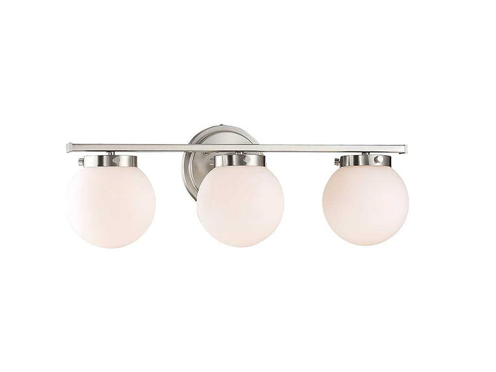 Meridian - M80023BN - Three Light Bathroom Vanity Light - Mbath - Brushed Nickel