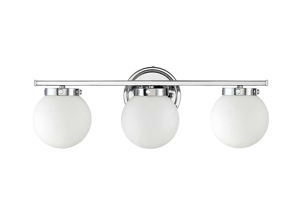 Meridian - M80023CH - Three Light Bathroom Vanity Light - Mbath - Chrome