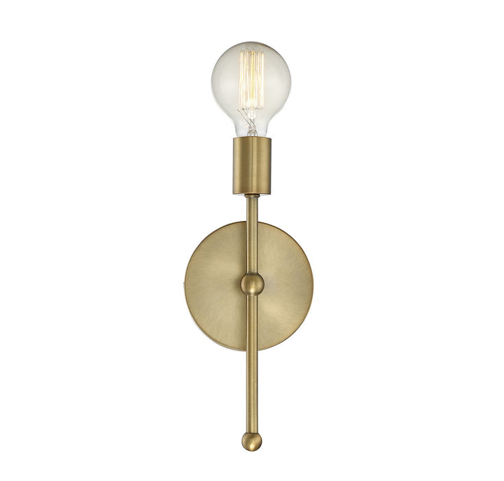 Meridian - M90005-322 - One Light Wall Sconce - Mscon - Natural Brass