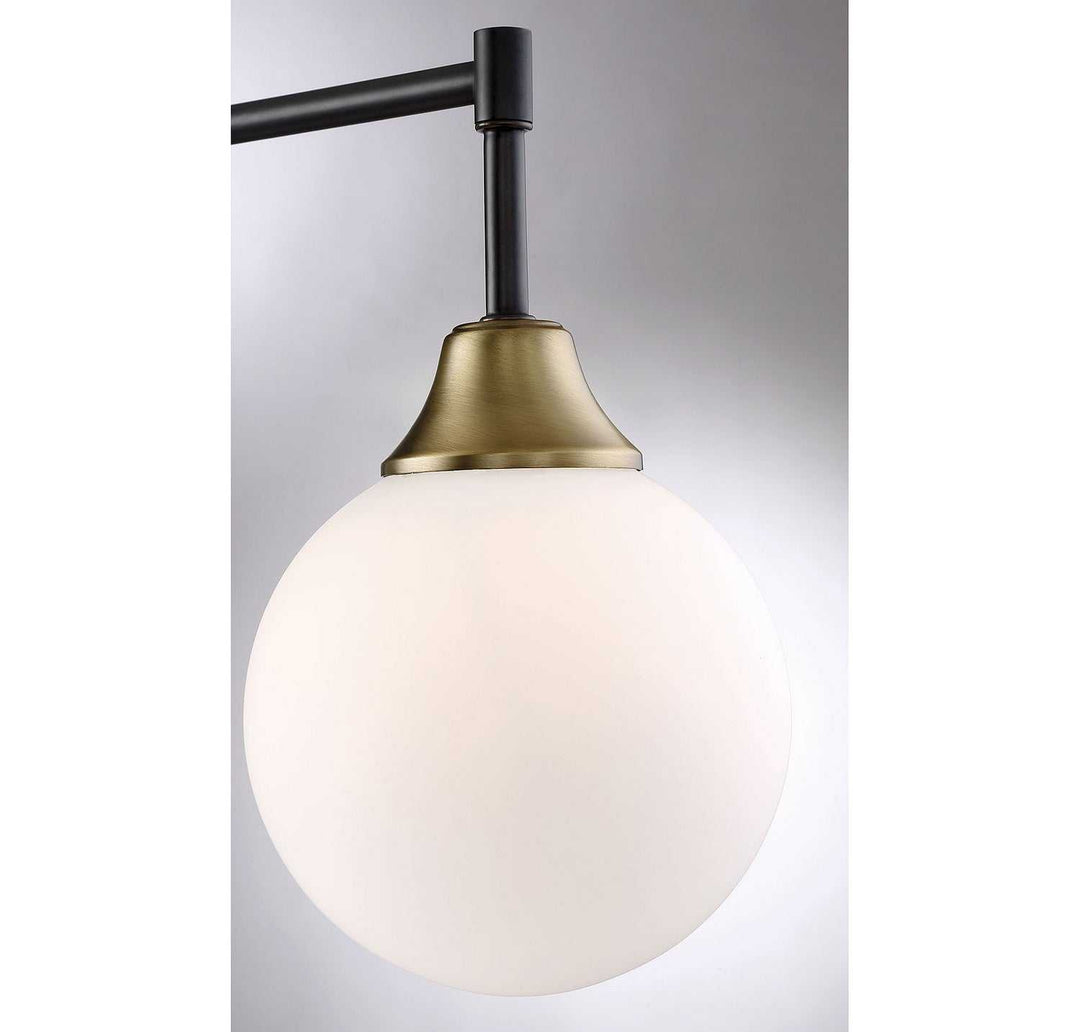 Meridian - M90006-79 - One Light Wall Sconce - Mscon - Oiled Rubbed Bronze with Natural Brass