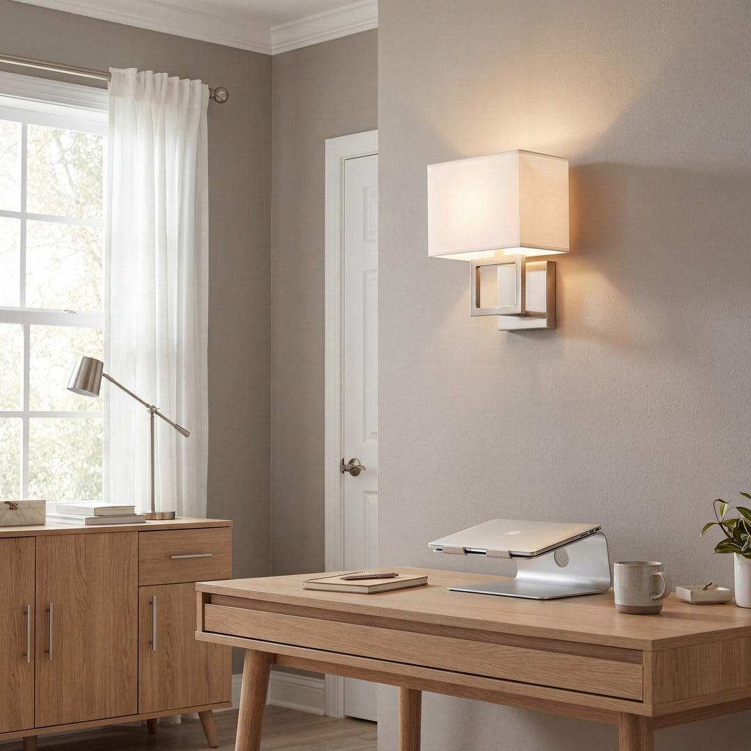 Meridian - M90009BN - One Light Wall Sconce - Mscon - Brushed Nickel