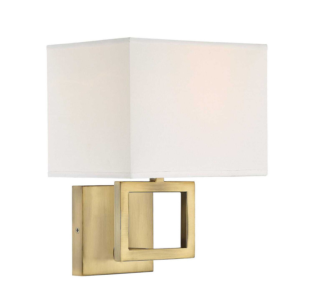 Meridian - M90009NB - One Light Wall Sconce - Mscon - Natural Brass