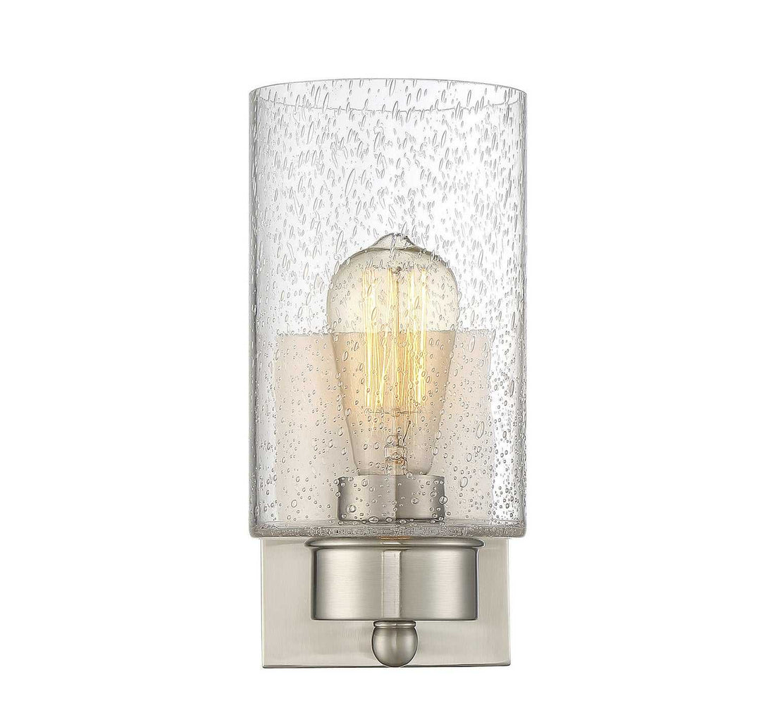 Meridian - M90013BN - One Light Wall Sconce - Mscon - Brushed Nickel