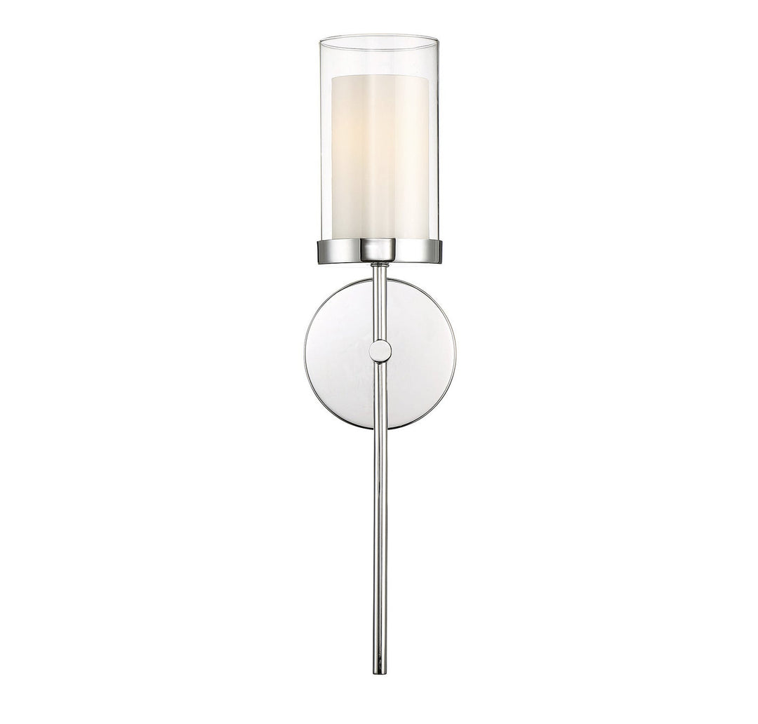 Meridian - M90016CH - One Light Wall Sconce - Mscon - Chrome